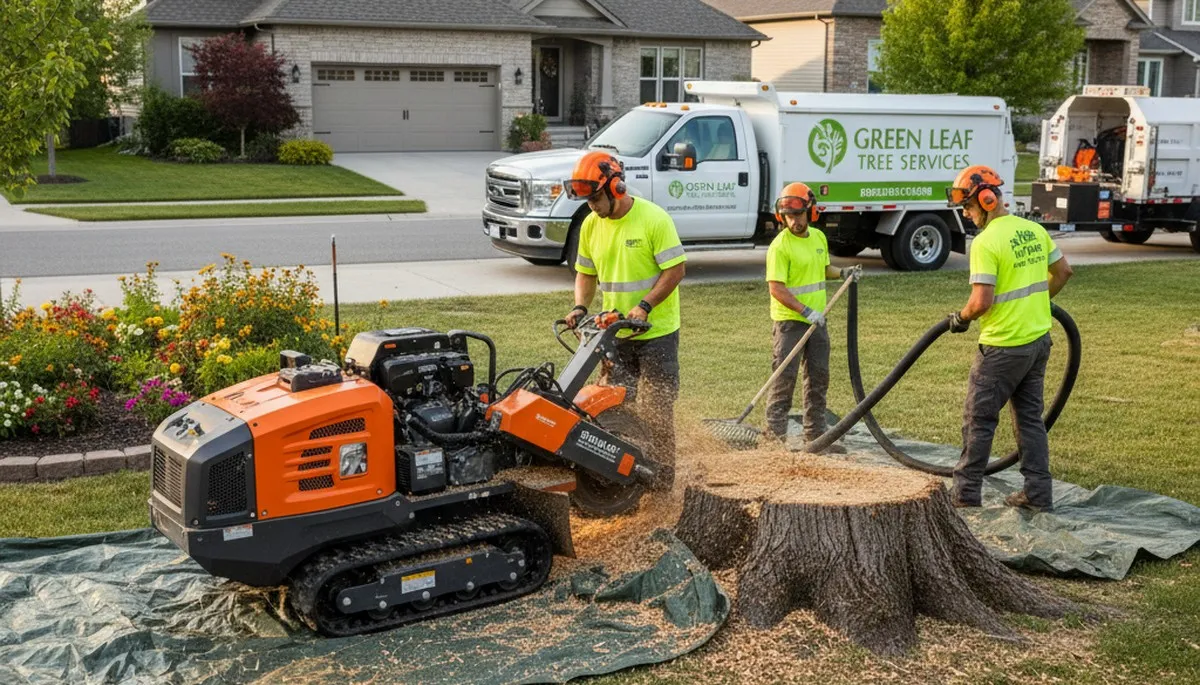Professional stump removal service in San Antonio TX clearing tree stumps safely and efficiently