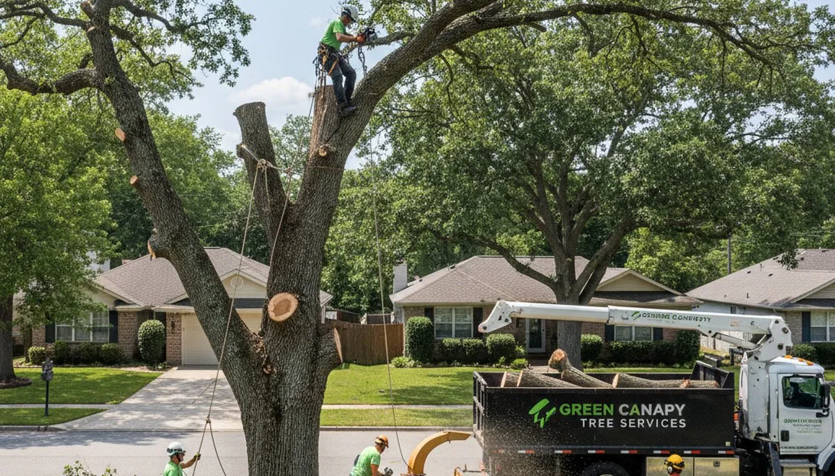 Professional tree removal service in San Antonio, TX by certified arborists at Chop Chop Tree